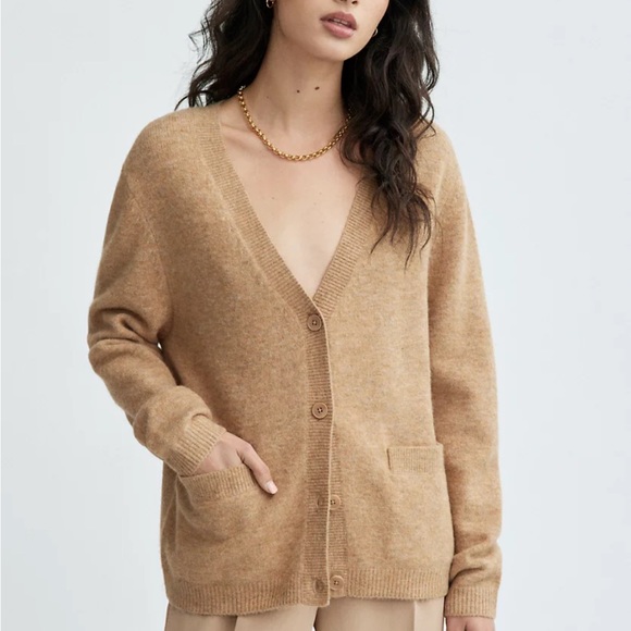 Aritzia Wilfred Shelby Cashmere Cardigan Size 2XS - Picture 6 of 11